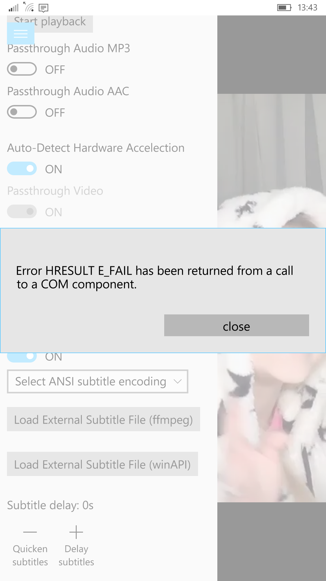 Тест FrameGrabber в UWP-приложении при диагностике извлечения кадра
