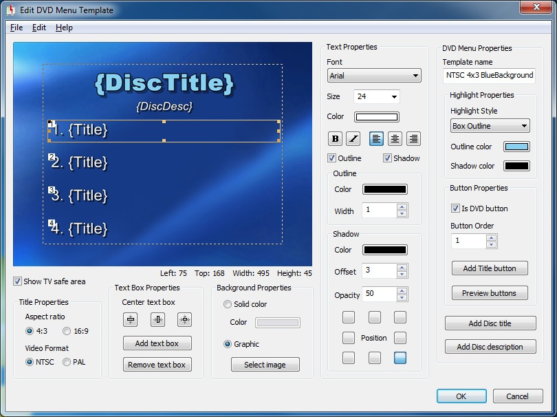 Интерфейс VideoReDo TVSuite