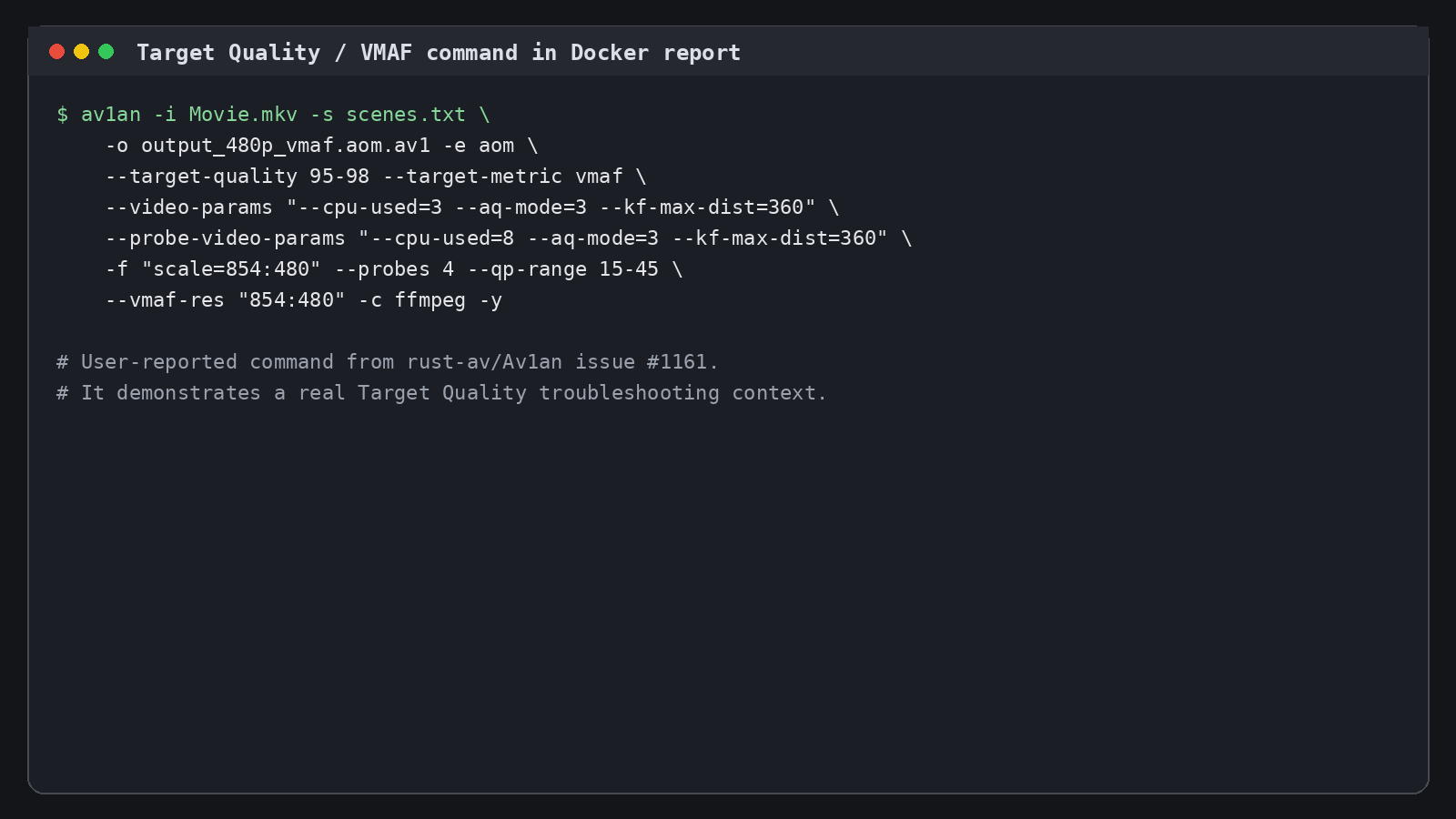 Интерфейс av1an: экран 12