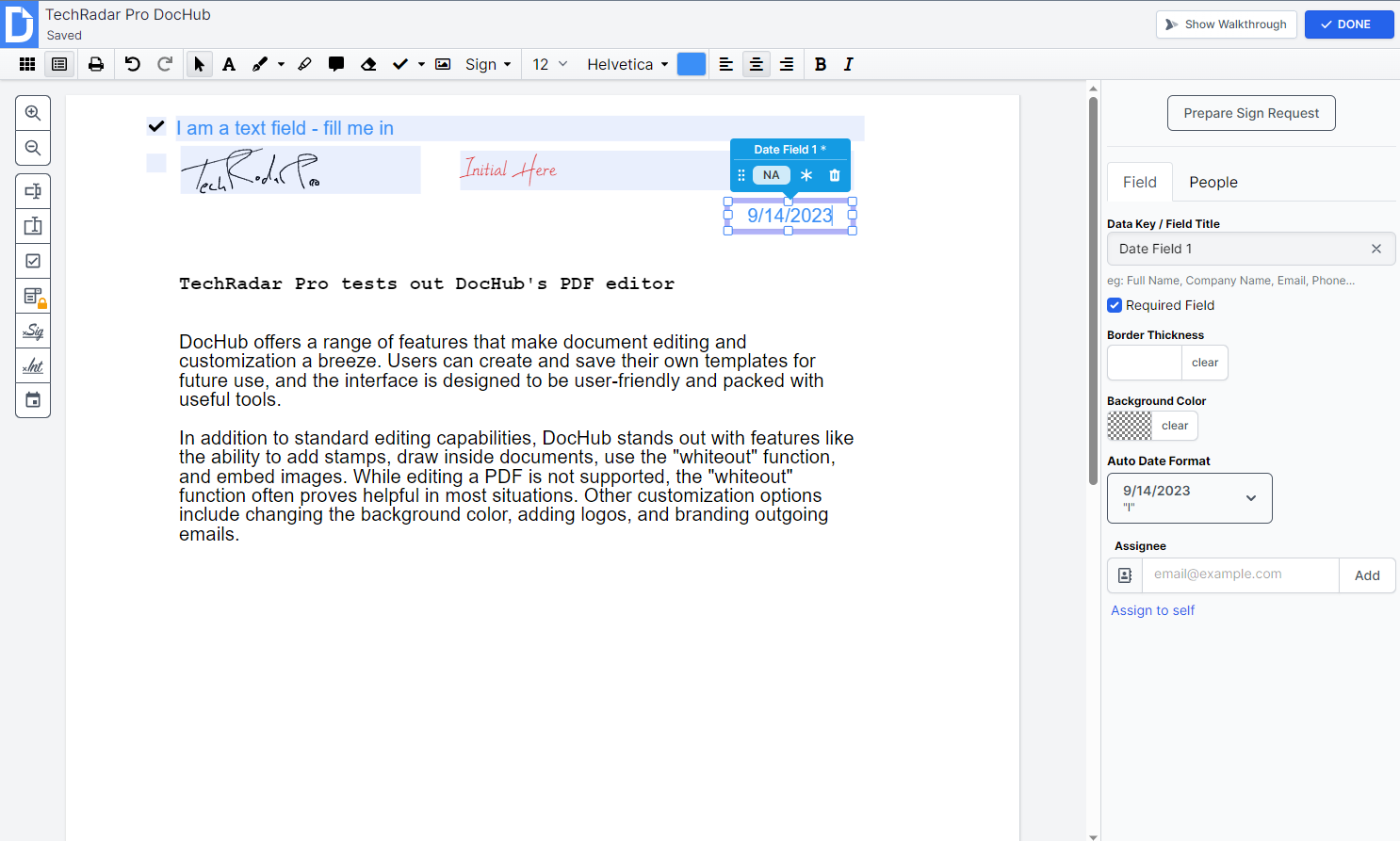Работа с PDF в OfficeSuite