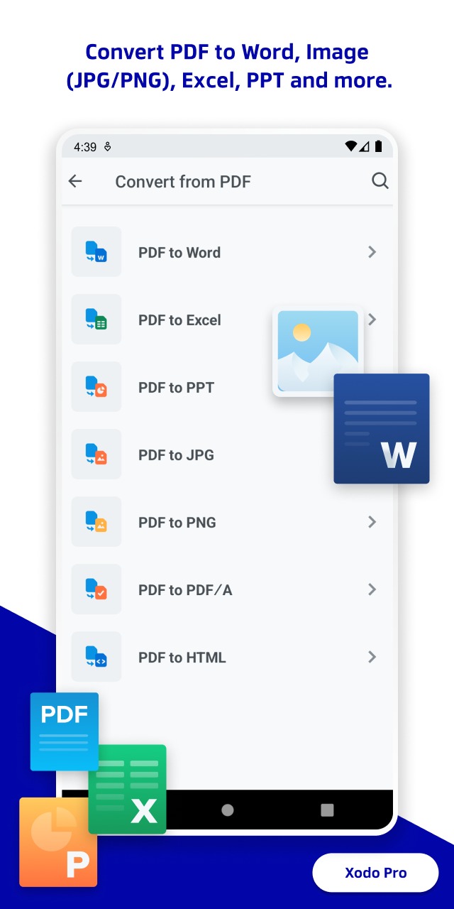 Xodo PDF Reader: инструменты редактирования PDF