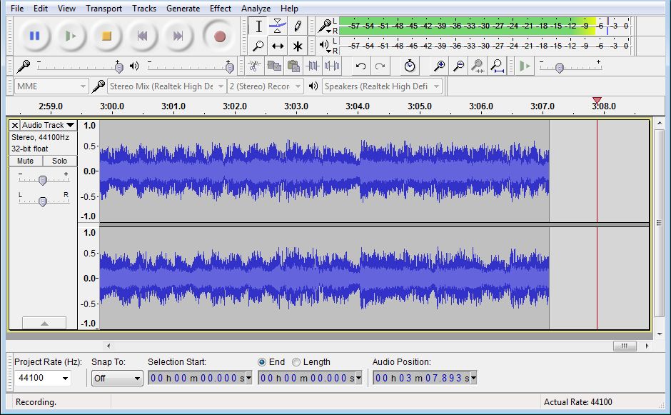 Audacity — запись и редактирование гитарной дорожки