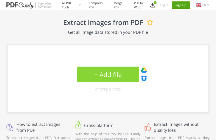 PDF Candy на мобильных устройствах
