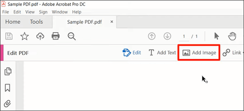 Adobe Acrobat Pro: вставка изображения в PDF