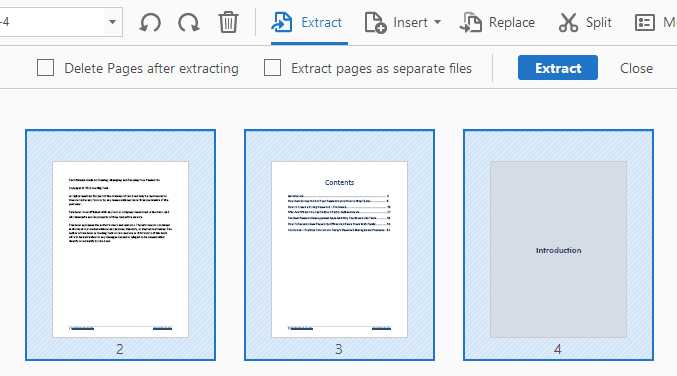 Adobe Acrobat Pro на macOS: управление страницами