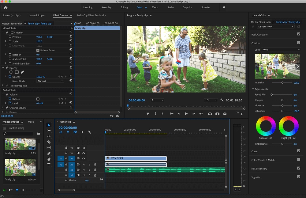 Warp Stabilizer в Adobe Premiere Pro