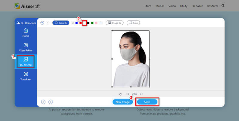 Aiseesoft Background Remover Online