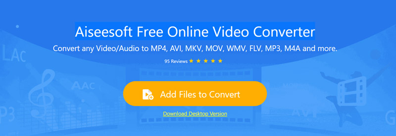 Интерфейс Aiseesoft Free Online Video Converter