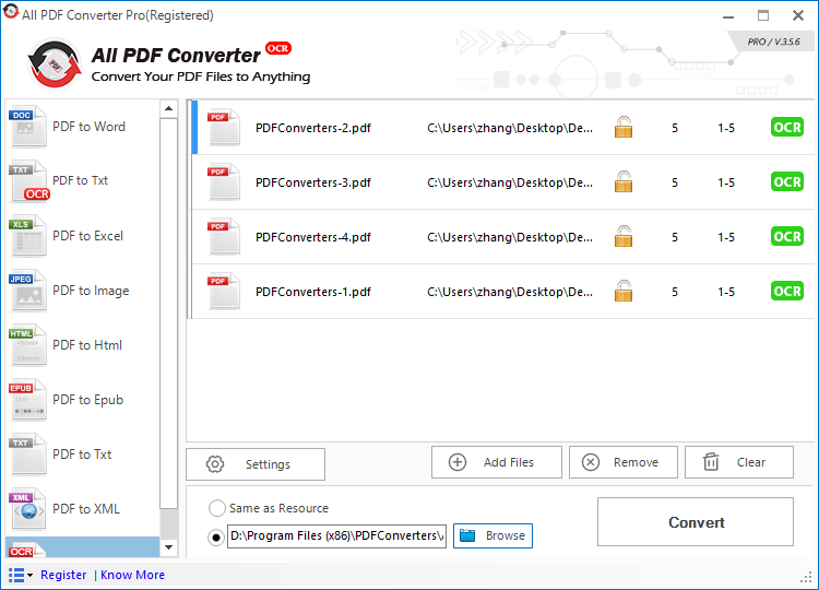 Скриншот All PDF Converter: all pdf converter lxany