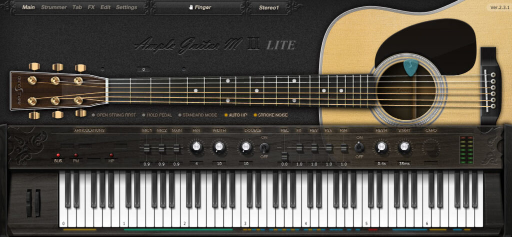 Интерфейс Ample Guitar M Lite II