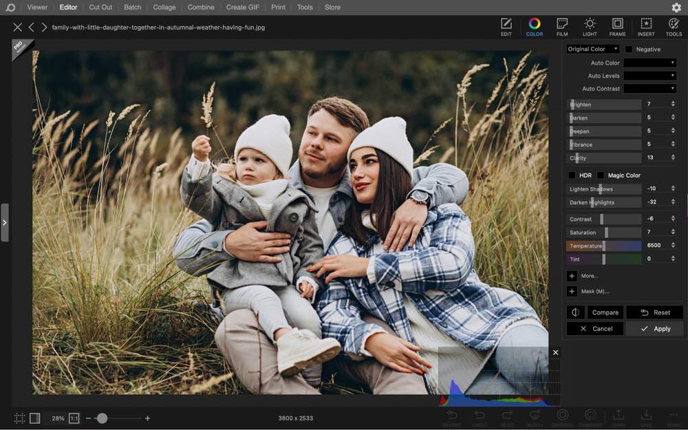Скриншот PhotoScape X