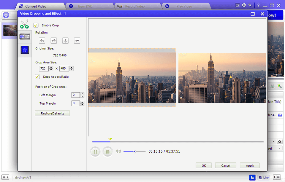 Интерфейс Any Video Converter