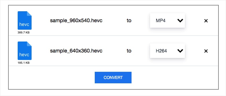 Конвертация HEVC в MP4 через AnyConv