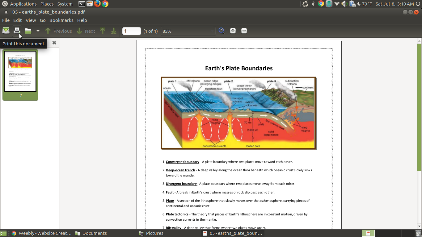 Atril в рабочем сценарии чтения и печати