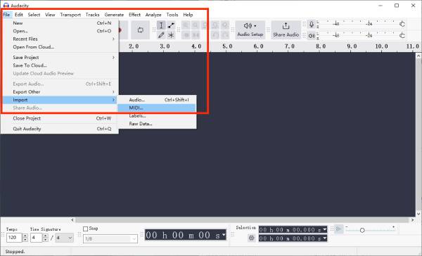 Audacity: подготовка записи и экспорта аудио
