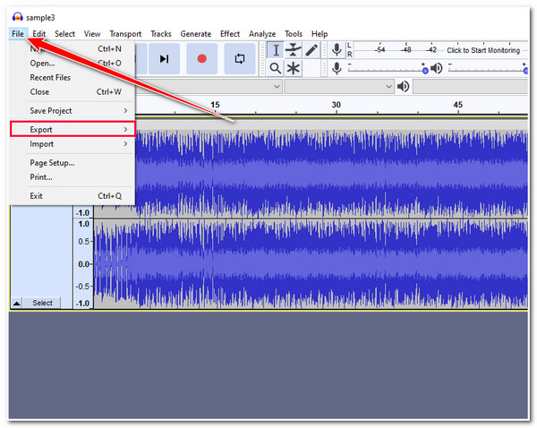 Экспорт в M4A/AAC через Audacity