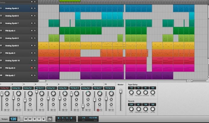 Скриншот интерфейса AudioSauna