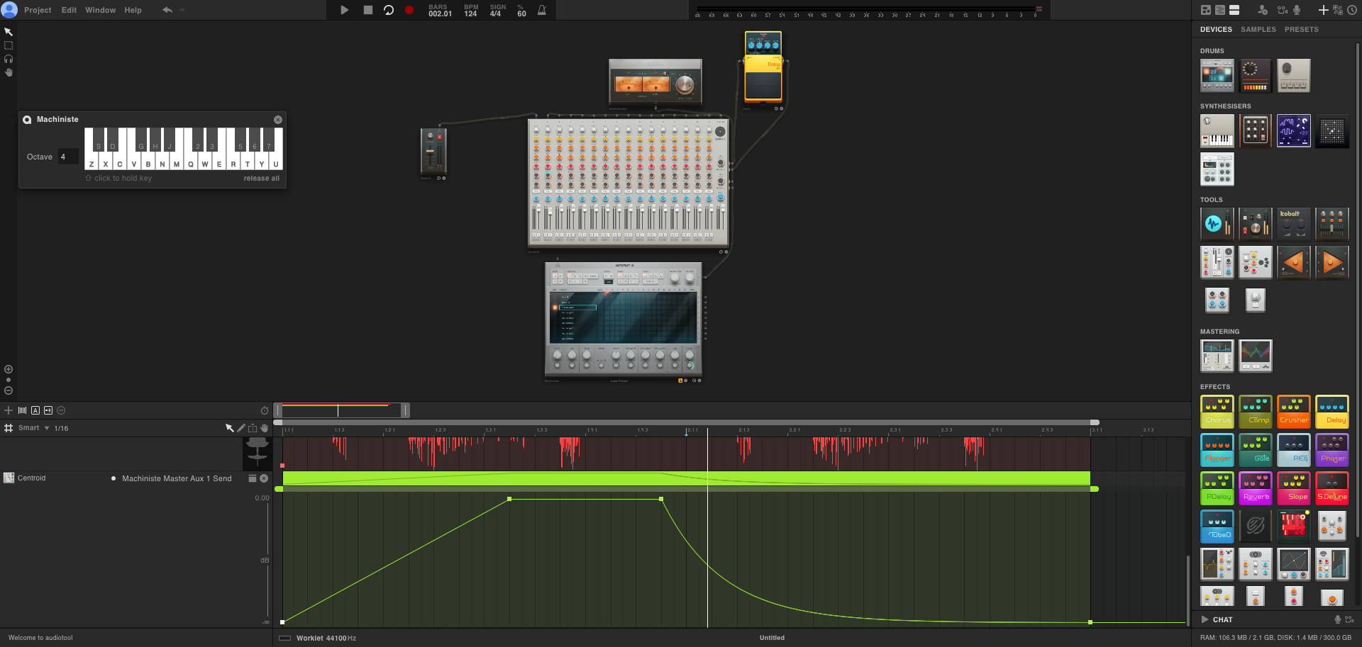 Скриншот Audiotool