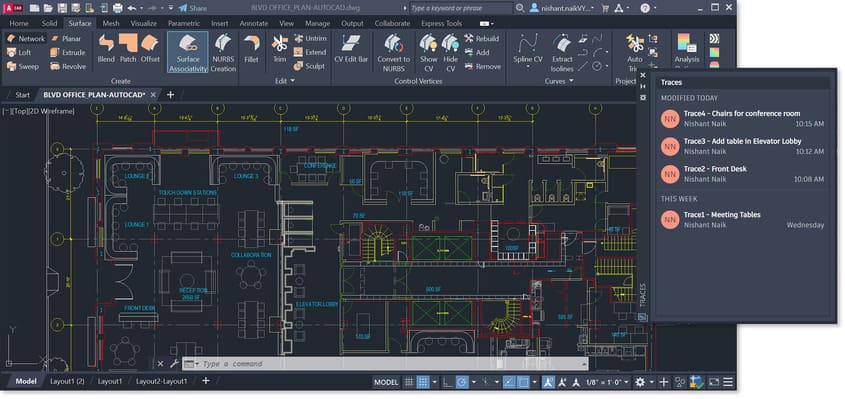 Интерфейс AutoCAD