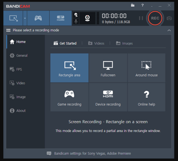 Bandicam — запись звонка в WhatsApp
