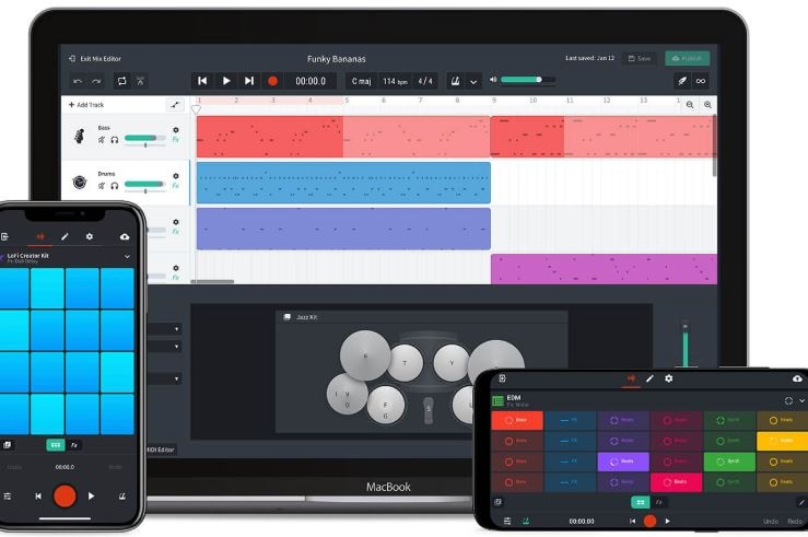Скриншот BandLab на iPhone