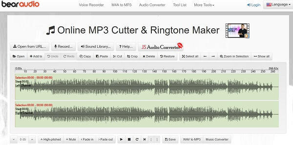 Интерфейс Bear Audio Tool