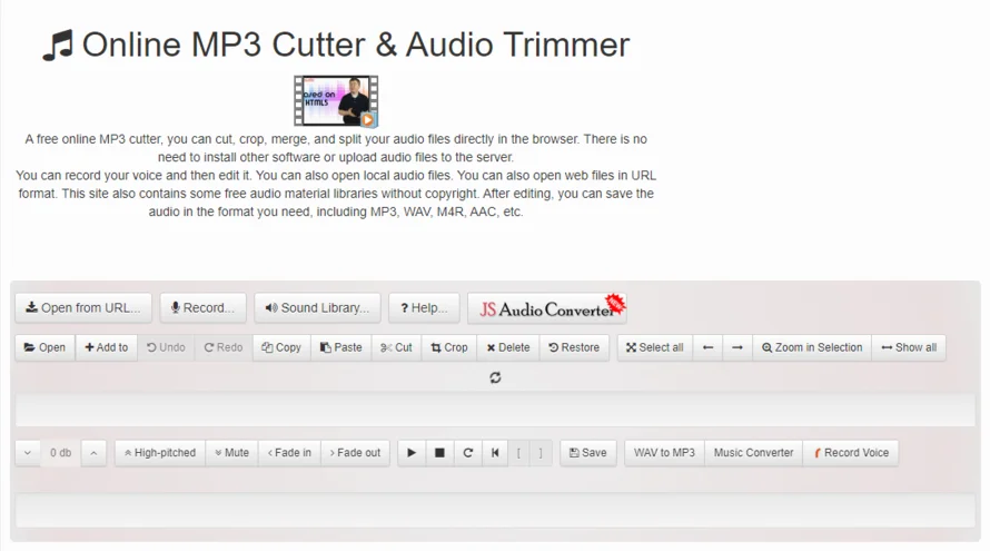 Интерфейс Bear Audio Tool