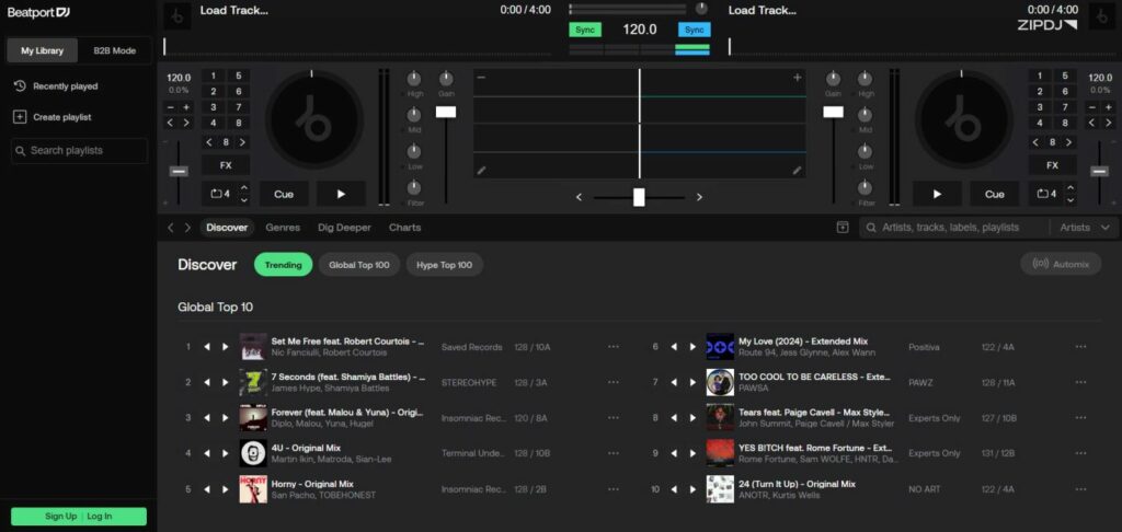 Скриншот Beatport DJ