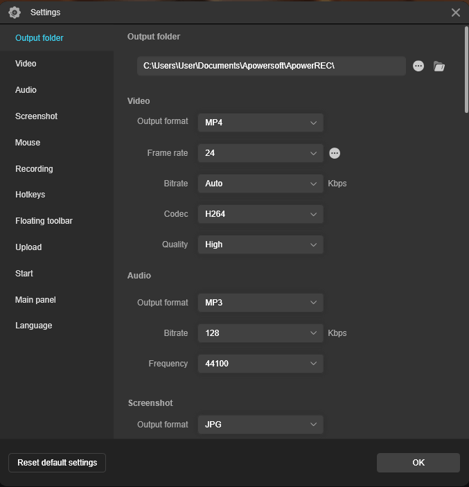 Apowersoft Free Online Screen Recorder — запись экрана на Windows 10