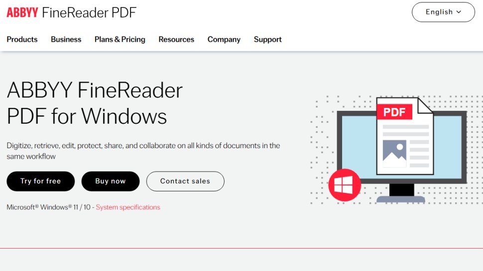 Интерфейс ABBYY FineReader PDF