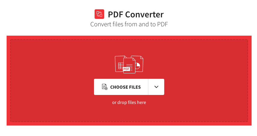 Smallpdf: загрузка BMP для конвертации