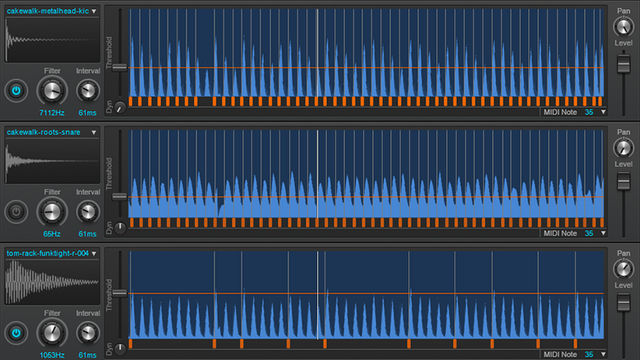 Интерфейс Cakewalk Sonar