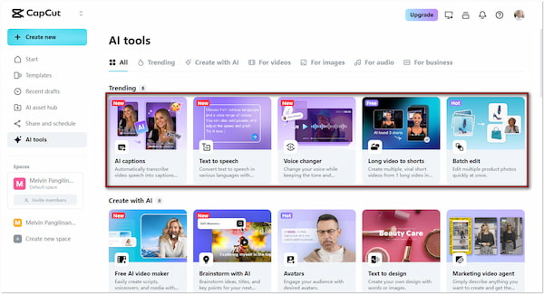 AI-инструменты CapCut для улучшения видео