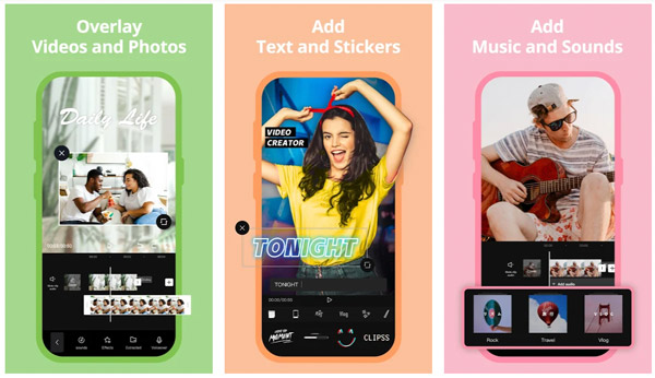 CapCut для монтажа двух видео