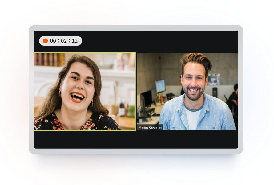 HitPaw Screen Recorder — сценарий записи с веб-камеры