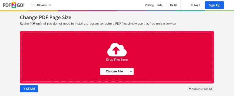 Smallpdf Crop PDF