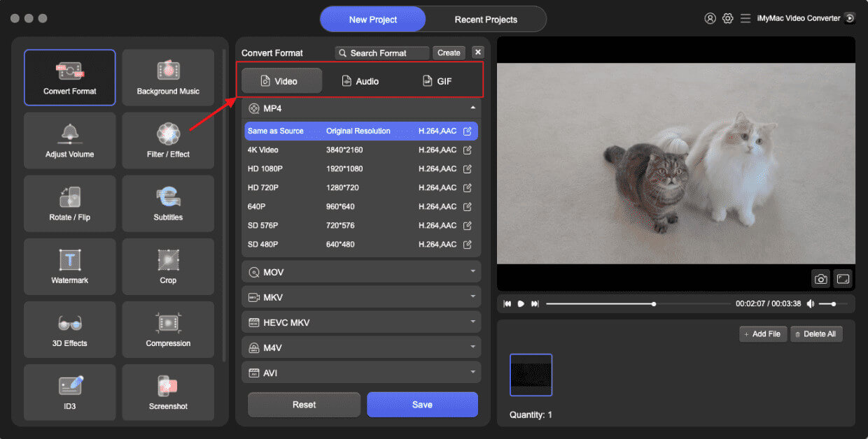 Movavi Video Converter для macOS