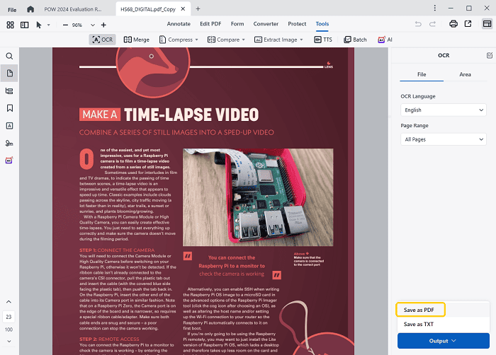 OCR в Cisdem PDFMaster