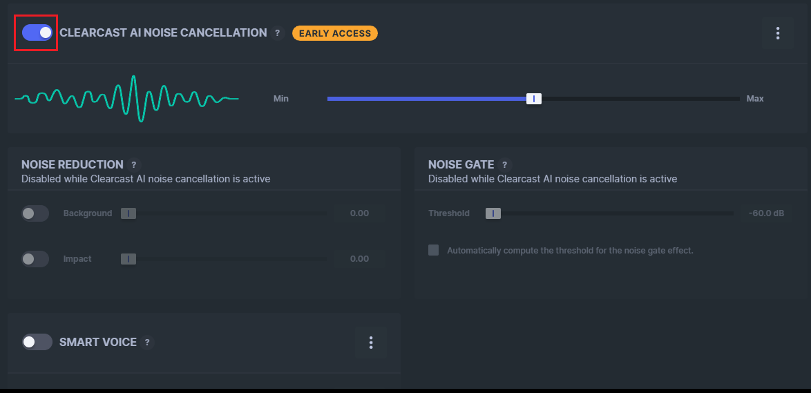 ClearCast AI Noise Cancellation