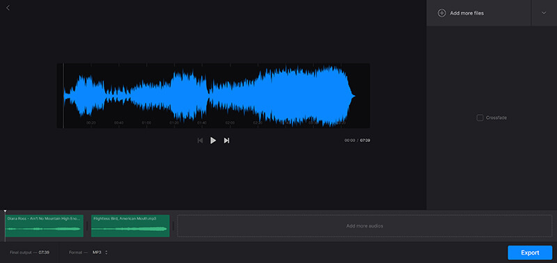 Clideo Audio Joiner