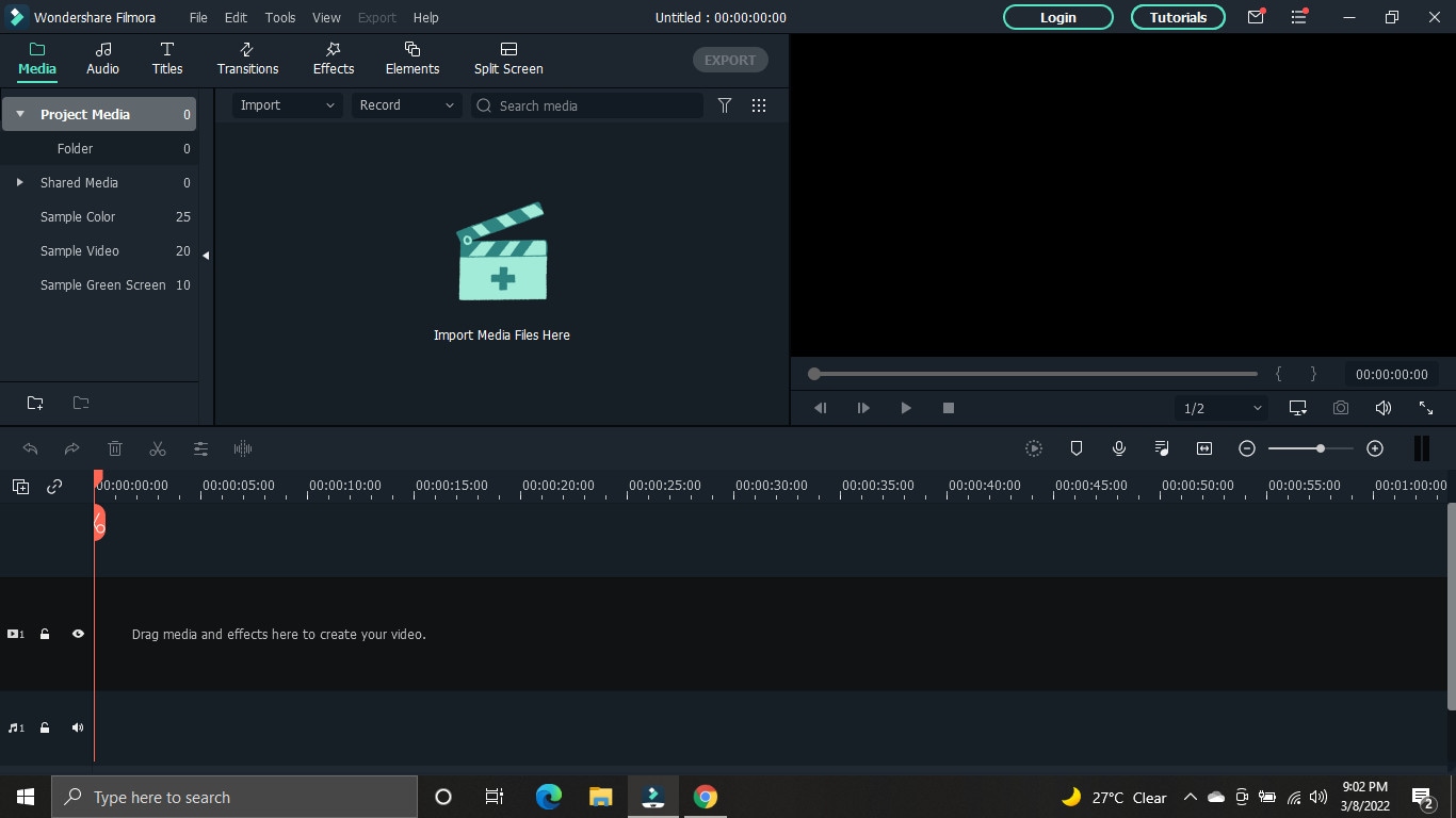 Склейка роликов в Filmora