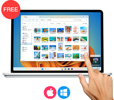 PhotoSync Companion: drag & drop передача фото и видео на устройство
