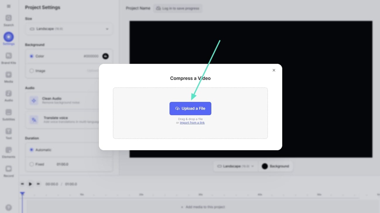 Интерфейс InShot