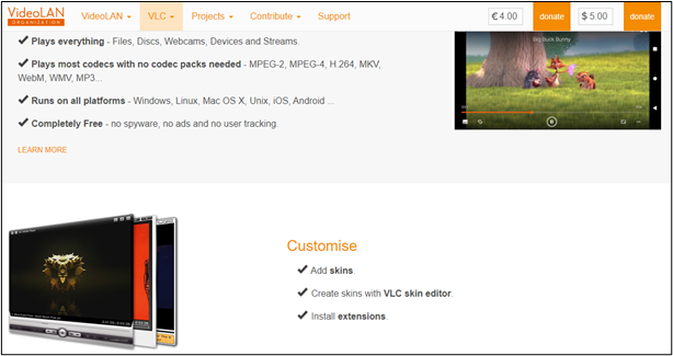 Конвертация AAC-файла через VLC Media Player