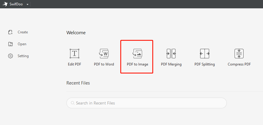 SwifDoo PDF: перевод BMP в PDF