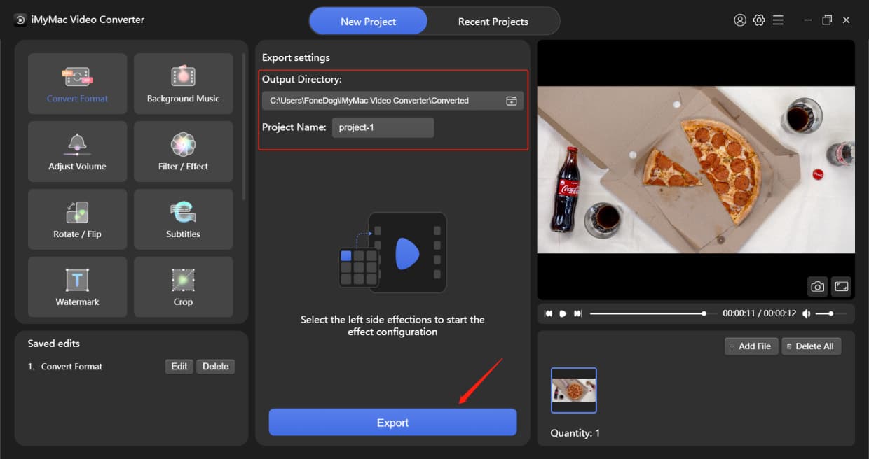 Интерфейс iMyMac Video Converter