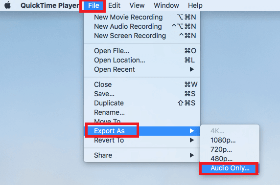Работа с MOV в QuickTime