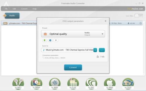 Online-Convert MP3 в OGG