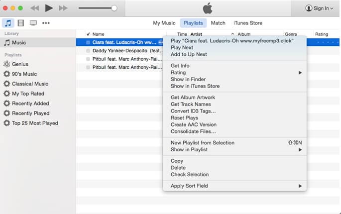 Создание AAC-версии для Apple-устройств