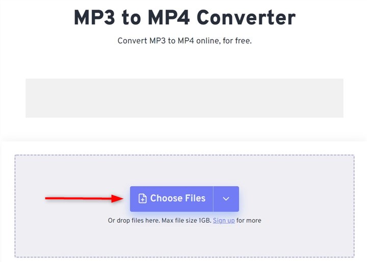 FreeConvert: конвертация MP3 в MP4 онлайн